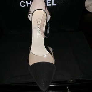 Chanel Transparent Pumps Size 38.5
